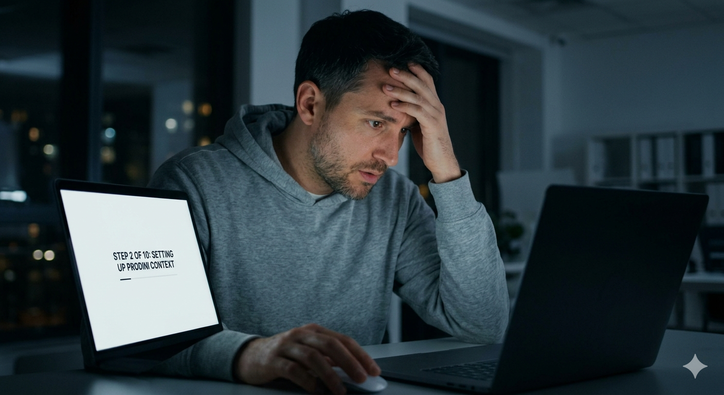 Late-night logic: Deliberately strip away context to feel what a new user feels